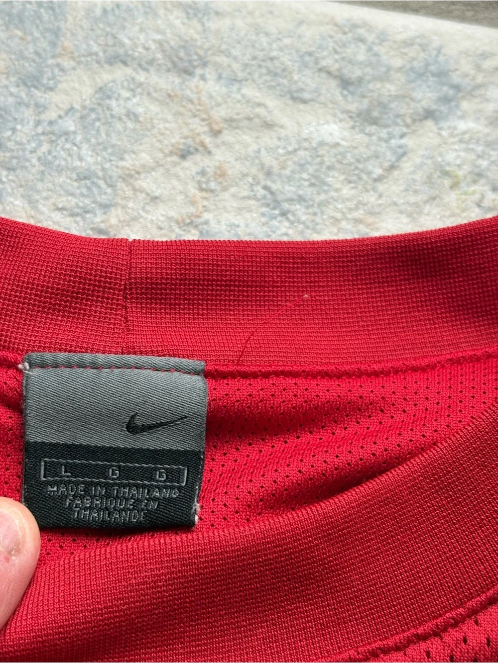 VINTAGE NIKE LONG SLEEVE T SHIRT CENTER SWOOSH NIKE HOOPS